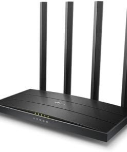 Alternative view of TP-Link AC1200 Gigabit WiFi Router (Archer A6) - Dual Band MU-MIMO Wireless Internet Router, 4 x Antennas, OneMesh and AP mode, Long Range Coverage
