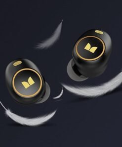 Alternative view of Monster Wireless Earbuds, Achieve 300 AirLinks Bluetooth Headphones Touch Control with Charging Case, Bluetooth Earbuds with Fast Charging for Sport