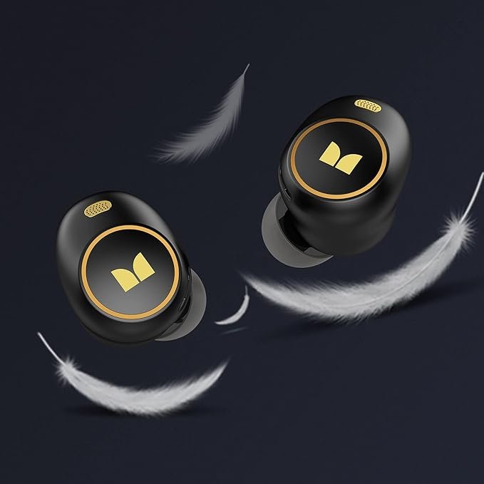 Monster Wireless Earbuds, Achieve 300 AirLinks Bluetooth Headphones Touch Control with Charging Case, Bluetooth Earbuds with Fast Charging for Sport - Image 2