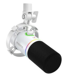 Alternative view of MAONO XLR/USB Dynamic Microphone, RGB Gaming Mic with Software, Mute, Gain Knob, Volume Control and Headphone Jack for Streaming, Podcasting, Recording-PD200X (Black)