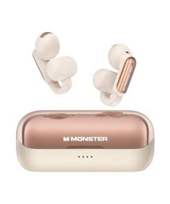 Monster Wireless Earbuds, Comfort Clip-On Bluetooth Earbuds, Bluetooth 5.4 Open Earbuds with Environmental Noise Cancellation, IPX5 Waterproof & Touch Control Wireless Headphones for Indoor or Outdoor