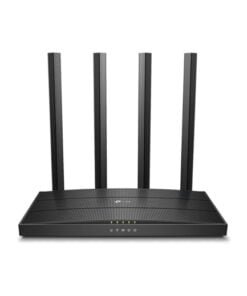TP-Link AC1200 Gigabit WiFi Router (Archer A6) - Dual Band MU-MIMO Wireless Internet Router, 4 x Antennas, OneMesh and AP mode, Long Range Coverage