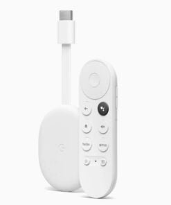 Chromecast with Google TV (HD) - Streaming Stick Entertainment On Your TV with Voice Search - Watch Movies, Shows, and Live TV in 1080p HD - Snow