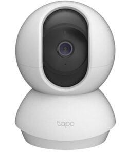 TP-Link Tapo Smart Pan/Tilt Indoor Security Camera, 360° Motion Tracking, 1080p Full HD WiFi Camera for Pet/Baby, Night Vision, 2-Way Audio, 128 GB Local Storage, Works w/Alexa & Google (Tapo C200)