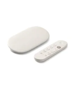 Google TV Streamer (4K) - Fast Streaming Entertainment on Your TV with Voice Search Remote - Watch Movies, Shows, Live TV, and Netflix in 4K HDR - Smart Home Control - 32 GB of Storage - Porcelain